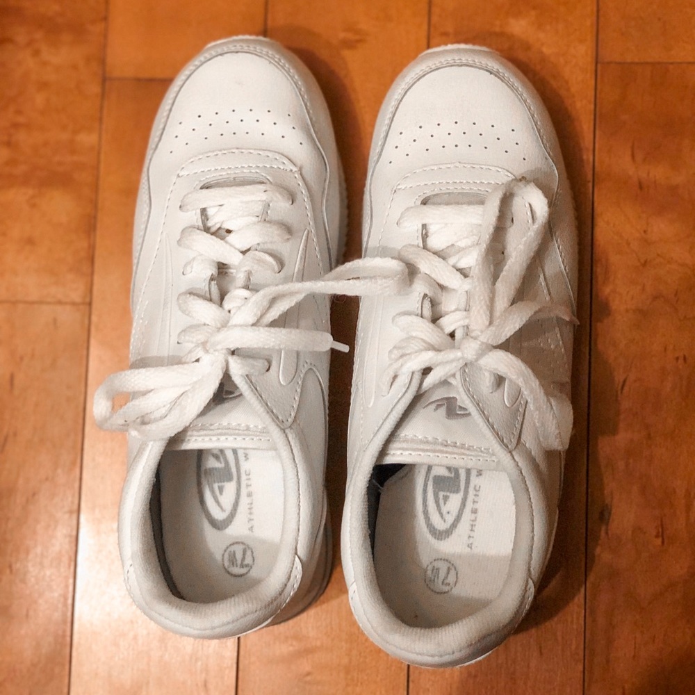 Athletic Works all white sneakers